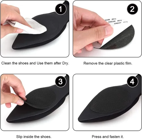 Miniatura 4 de Dr. Shoesert Almohadillas antideslizantes para zapatos, protectores adhesivos para suela de zapatos, tacones altos antideslizantes para zapatos