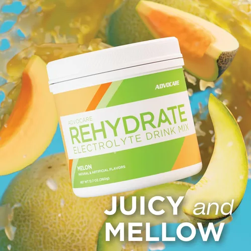 Miniatura 6 de AdvoCare Rehydrate - Mezcla de bebida con electrolitos - Incluye magnesio, sodio, potasio y calcio - Antioxidante y fortificado con aminoácidos
