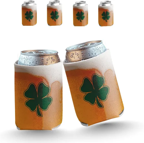 Miniatura 13 de VictoryStore Enfriadores de latas y bebidas, enfriadores de latas del día de San Patricio, enfriadores de latas irlandeses, frases irlandesas, juego