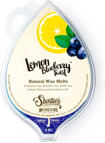 Miniatura 9 de Shortie's Candle Company Coconut Lime Verbena - Cera de soja natural para derretir – 1 barra altamente perfumada de 3 onzas – Fabricado con 100%