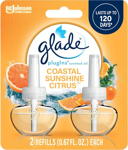 Miniatura 9 de Glade PlugIns - Repuesto de ambientador, aceites esenciales y perfumados para el hogar y el baño, Aqua Waves, 1.34 onzas líquidas, 2
