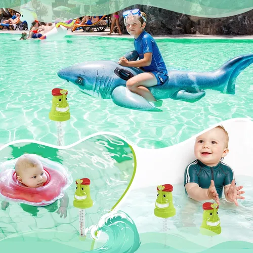Miniatura 3 de Floating Pool Thermometer, Large Display with String Easy to Read, Shatter Resistant, Water Temperature Thermometer for Outdoor & Indoor Swimming