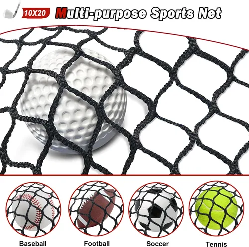 Miniatura 3 de Red Deportiva, Red de Bola Resistente, Red de Bola DIY para Golf, Béisbol, Hockey, Fútbol