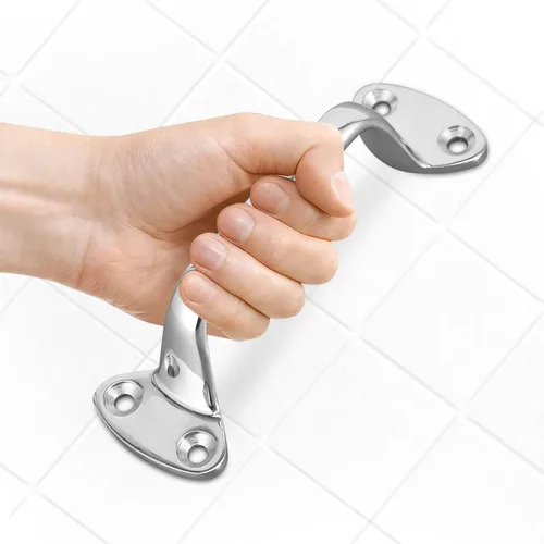 Miniatura 7 de Barra de agarre de 6 pulgadas, barras de ducha de acero inoxidable 316 de grado marino, resistente para baño, barandilla de mano de seguridad