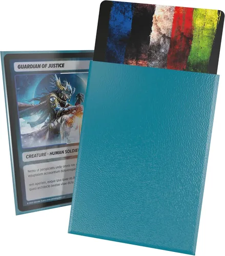 Miniatura 30 de Ultimate Guard Fundas exteriores para cartas Cortex, 100 fundas estándar de tamaño TCG, 66 x 91 mm, con respaldo negro, acabado brillante, sin PVC