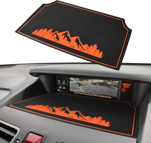 Miniatura 12 de Tapetes para Tablero para Accesorios de Subaru Crosstrek 2023-2018, Forester 2019-2024, Impreza 2018-2023, Tapete para Tablero Interior Blanco