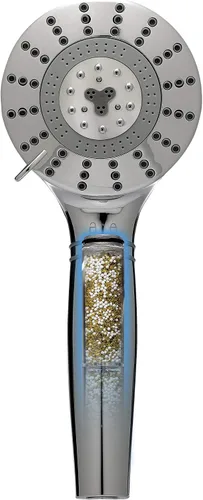 Miniatura 3 de Sprite Showers Pure - Mango de ducha filtrado de 7 ajustes de 1.75 GPM en níquel cepillado
