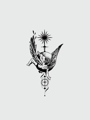 Fallen Angel Juice Plant Ink - Tinta impermeable semipermanente y duradera, 2 semanas, calcomanías temporales de tatuajes para hombres y mujeres,