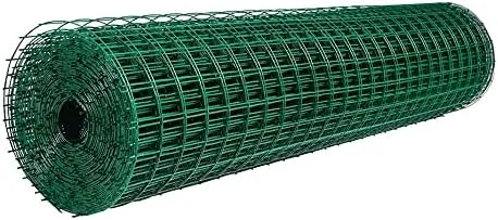 Cerca de malla de alambre Cerca 3.9 ft, ancho 4.9 ft x 98.4 ft Cerca de malla de alambre verde, cloruro de polivinilo es un jardín aves de corral