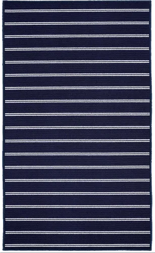 Miniatura 8 de Garland Rug Avery - Alfombra a rayas de 9 pies x 12 pies, antideslizante, suave, resistente a las manchas, ideal para salas de estar y pasillos