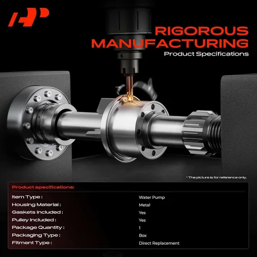 Miniatura 3 de A-Premium Bomba de agua de motor con junta y polea compatible con Nissan Altima 2002-2013 Rogue 2008-2013 Rogue Select 2014-2015 Sentra 2002-2012