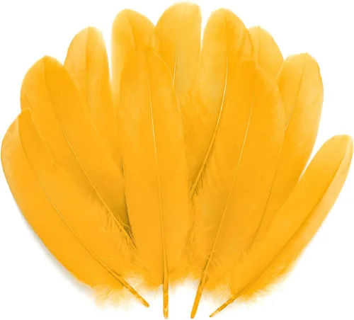 Miniatura 19 de 300 plumas de ganso negras naturales a granel, plumas naturales a granel de 5 a 7 pulgadas para manualidades, atrapasueños, alas de ángel