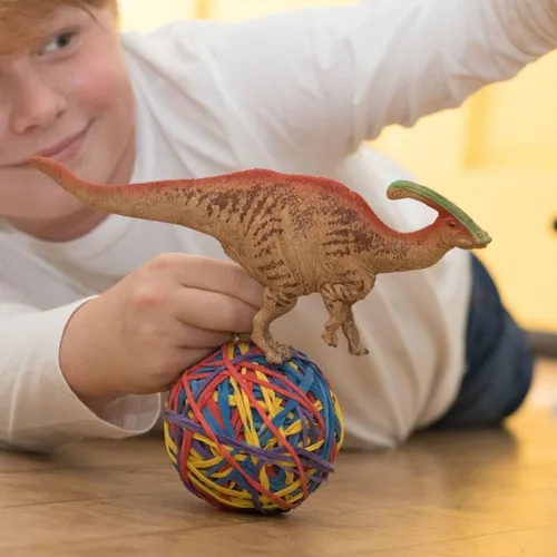 Miniatura 2 de Schleich Dinosaurios, juguetes de dinosaurios grandes para niños y niñas, figura de juguete realista de parasaurolophus, a partir de 4 años