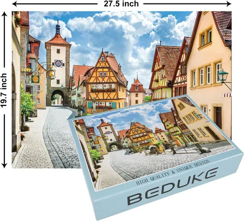 Miniatura 2 de Rompecabezas para adultos de 1000 piezas Alemania, grueso, resistente, preciso, entrelazado, juego familiar, rompecabezas de 1000 piezas a partir