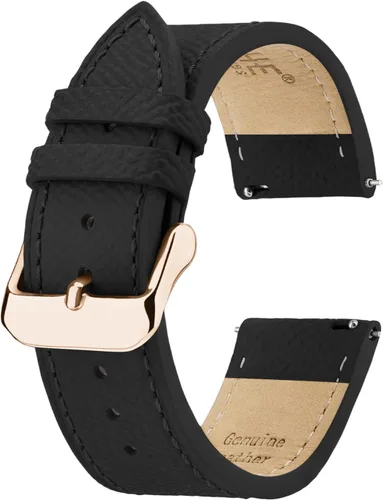 Miniatura 46 de Ritche Correa de reloj de cuero de liberación rápida para hombres y mujeres, correa de reloj de 0.79 pulgadas, 0.78 pulgadas, 0.86 pulgadas