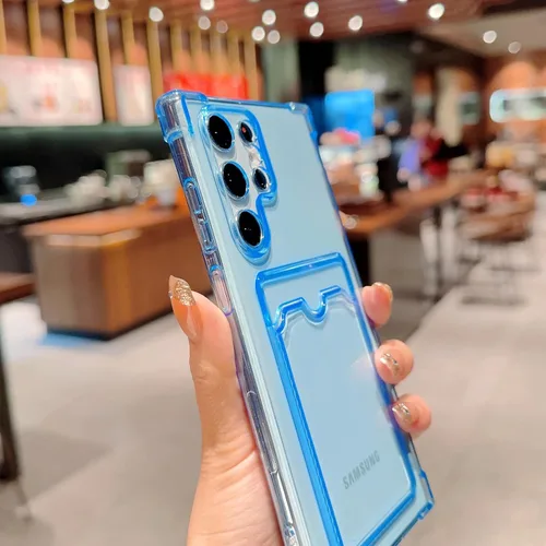 Miniatura 161 de Tuokiou Funda para Samsung Galaxy A14 5G, Fundas Protectoras Transparentes con Ranura para Tarjetas, Funda Cartera de TPU Suave Ajustada Resistente