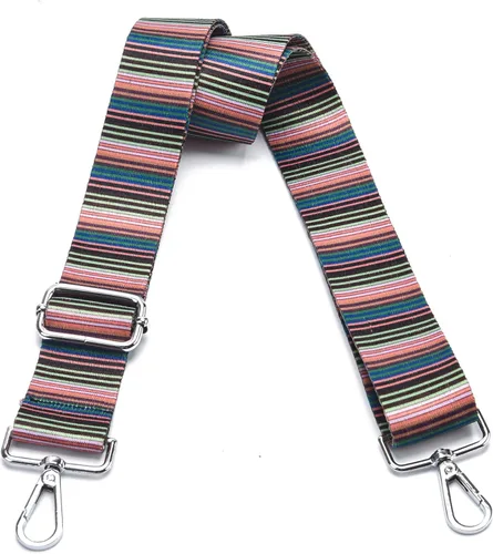 Miniatura 80 de Correa de Bolso Ancha Correa de Hombro Ajustable Correa de Repuesto Cruzada Correa de Bolso de Hardware Plateado
