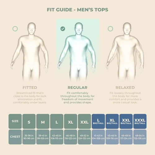 Miniatura 4 de MERIWOOL - Camisa térmica de manga larga para hombre, 100% lana merino