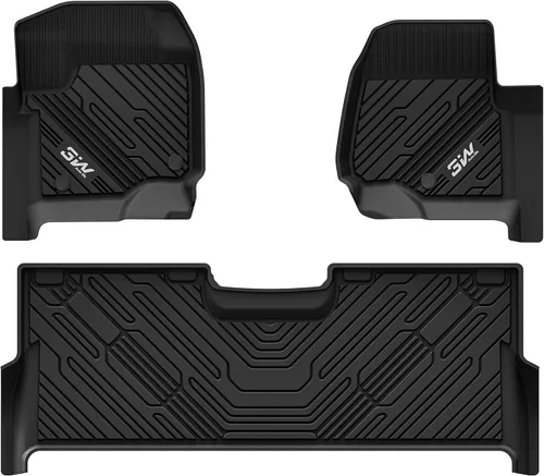 Miniatura 20 de Alfombrillas 3W y forro de carga para Ford Bronco 2 puertas 2021 2022 2023 2024 2025 Todo clima TPE Accesorios para auto a medida Alfombrillas