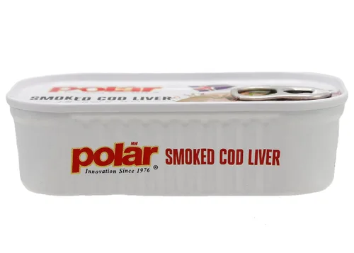 Miniatura 6 de MW Polar Hígado de bacalao ahumado en aceite, 4.27 onzas, capturado en la naturaleza, rico en omega-3, listo para comer, mariscos de alta calidad