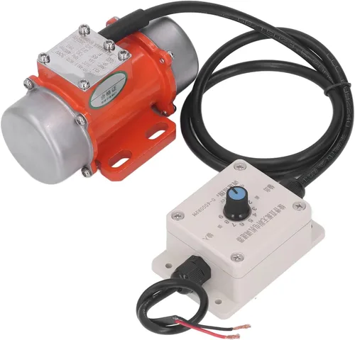 Motor vibrador de hormigón, 30W 4000RPM DC Motor eléctrico de vibración de hormigón sin escobillas, con controlador de velocidad, para mesa