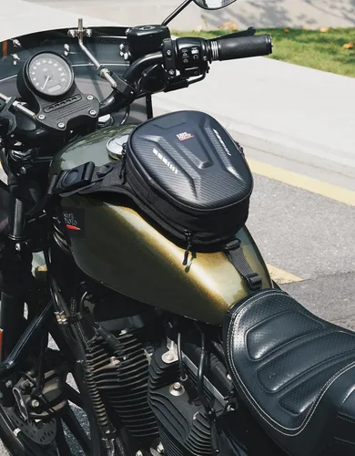 Miniatura 7 de KEMIMOTO Bolsa magnética para motocicleta, bolsa rígida de EVA para muslo y pierna caída, riñonera de motocicleta para hombres y mujeres, ideal