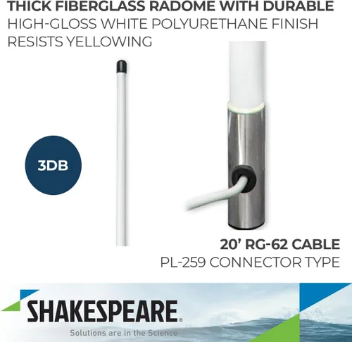 Miniatura 3 de Shakespeare Antena AM/FM de 4 pies para Galaxy 5420-XT