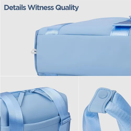 Miniatura 4 de Mini bolsa de gimnasio para mujeres y niñas, pequeña bolsa de gimnasio con compartimento húmedo, bolsa de viaje impermeable, bonita bolsa deportiva