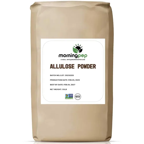 Miniatura 10 de Morning Pep Edulcorante de Alulosa 2 lb – Alternativa de Azúcar Sin Calorías, 100% Puro, Sin Eritritol, Verificado por el Proyecto No-OMG
