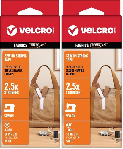 Miniatura 8 de VELCRO Brand Cinta de tela fuerte para coser Rollo de 30 pulgadas, negro
