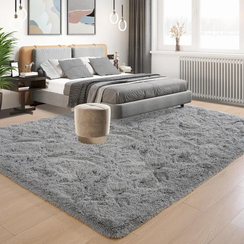 Miniatura 76 de Tepook Alfombras súper suaves y esponjosas para sala de estar, alfombras de área de 8 x 10 pies para dormitorio, alfombra moderna peluda, alfombras