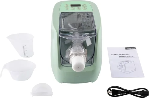 Miniatura 8 de Máquina eléctrica para hacer pasta, máquina automática para hacer pasta con 13 discos para espaguetis y fettucina y más, máquina para hacer pasta