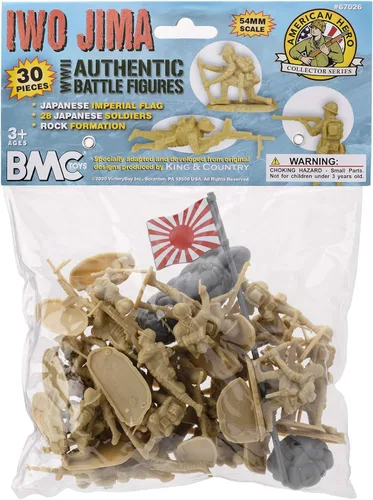 Miniatura 6 de BMC WW2 Japonés Ejército de Plástico Hombres - 30 Soldados Imperiales de Japón 1:32 Figuras
