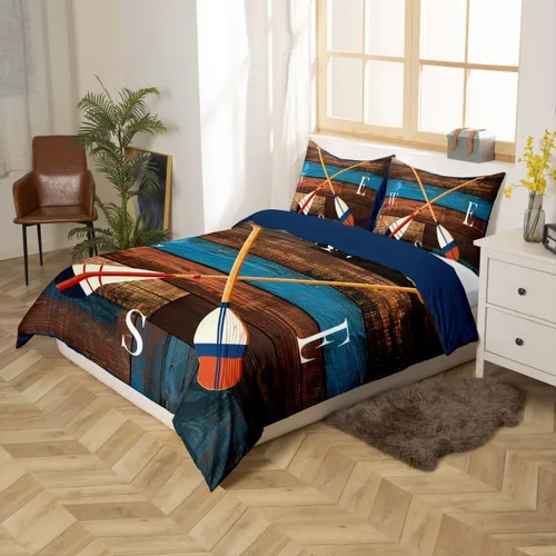 Miniatura 5 de Erosebridal Juego de ropa de cama con diseño de Feliz Navidad, adorable funda de edredón de muñeco de nieve tamaño individual para niños y niñas