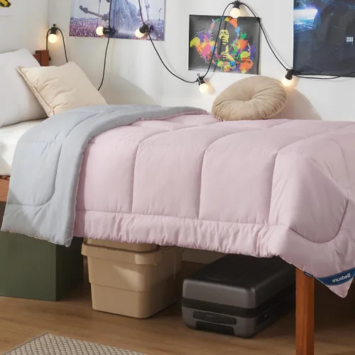 Miniatura 20 de Bedsure Edredones de edredón tamaño matrimonial, edredón acolchado alternativo, ultra suave y ligero, con 8 pestañas, lavable a máquina, 82 x 86