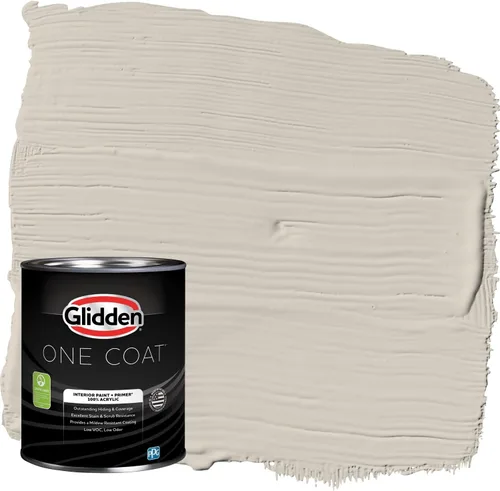 Miniatura 100 de Glidden Pintura Interior + Imprimación: Gris/Plata Antigua, Una Capa, Satinado, 1 Galón