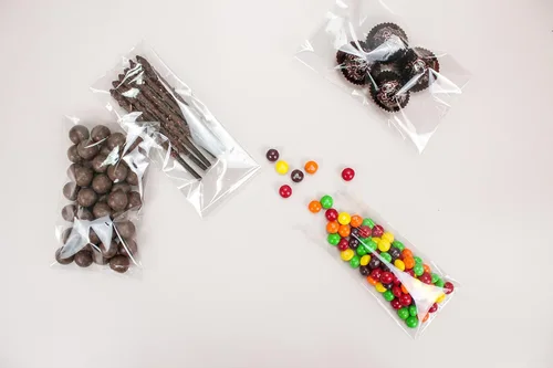 Miniatura 6 de 24/7 BAGS 200 bolsas de celofán autosellantes, 3 x 5 pulgadas con tira adhesiva, resellables, galletas, embalaje, recuerdos de fiesta, golosinas