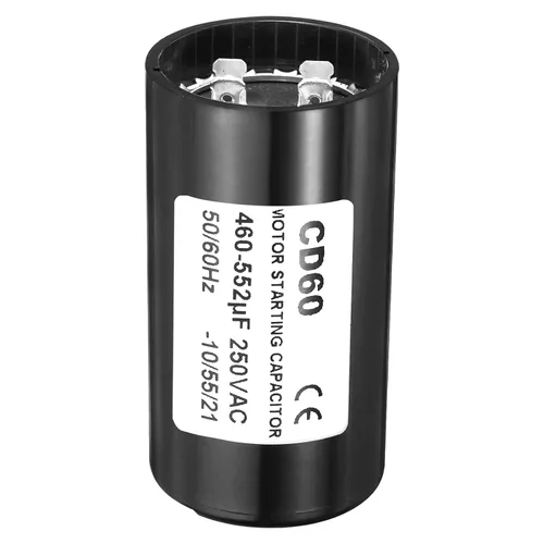 Miniatura 24 de PATIKIL Condensador de arranque del motor, 88-108uF/Mfd 250VAC 50/60Hz CD60 Condensador de arranque del motor para motor eléctrico comienza a