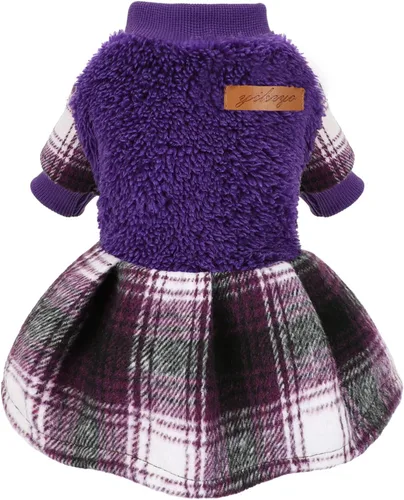 Miniatura 8 de Suéter para perros pequeños, ropa para cachorros, para perros pequeños, hembras y machos, vestido de suéter de invierno para perro, trajes para Rosa