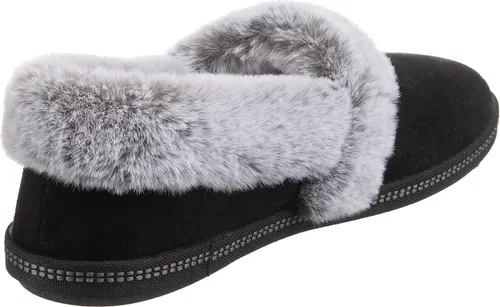 Miniatura 4 de Skechers Cozy Campfire-Team Toasty - Pantuflas de microfibra con forro de piel sintética para mujer