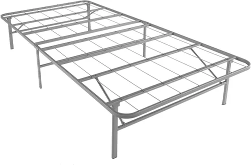 Miniatura 11 de Mantua Base de cama de plataforma premium en plata, reemplaza el somier y la base de cama