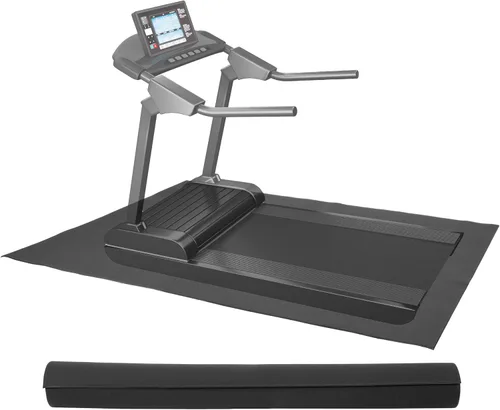 Miniatura 8 de Fitvids – Esterilla de alta densidad de 1/4 de pulgada de grosor para equipo de gimnasio, protección antideslizante para ejercicios pesados