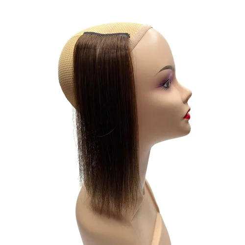 Miniatura 11 de 2 piezas de cabello 100% humano de 4 pulgadas, extensiones de cabello corto y grueso que añaden volumen extra para cabello fino, mujeres y hombres