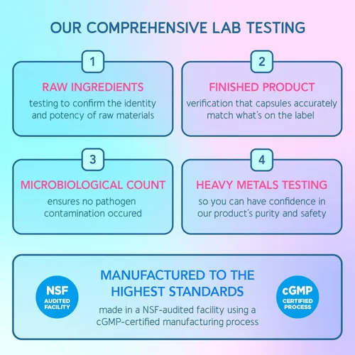 Miniatura 6 de BioEmblem Probióticos de belleza para mujeres, 35 mil millones de UFC, 14 cepas con biotina, colágeno, prebióticos para la salud digestiva, piel