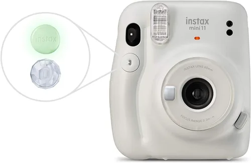 Miniatura 5 de Fujifilm Cámara de película instantánea Instax Mini 11 con exposición automática y flash, lente Fujinon de 2.362 in con espejo selfie, visor óptico