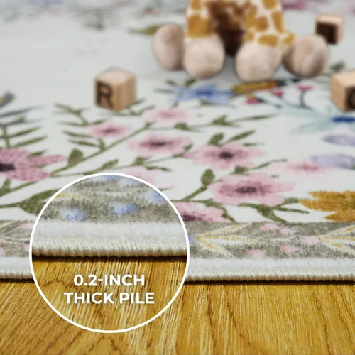 Miniatura 6 de Alfombra de pasillo de cocina de 2 x 6 pies para pasillo, alfombra de pasillo lavable con parte trasera antideslizante, alfombra suave de pelo bajo