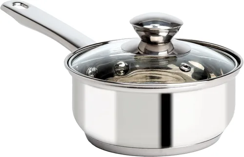 Miniatura 9 de Olla sopera de acero inoxidable Ecolution, olla de cocina lista para inducción con tapa de vidrio, apta para horno, olla de sopa apta