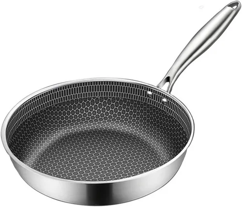 Miniatura 9 de Olla de cocina de acero inoxidable 316, sartenes de grado profesional para cocinar, sartén antiadherente física grabada con láser, sartén Con tapa