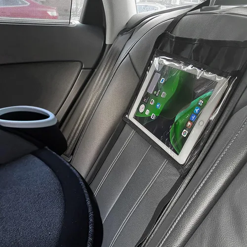Soporte para Tablet iPad Kindle de Automóvil para Espejo Trasero y Delantero, Carcasa Colgante de Montaje para Reposacabezas del Asiento Trasero del