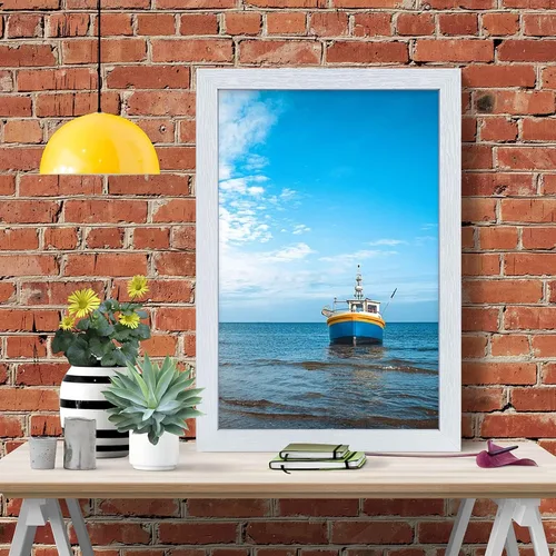 Miniatura 86 de VCK Marcos para póster de madera maciza de 22.375 x 34 pulgadas, marco de fotos A1 negro con montaje en pared, paquete de 3